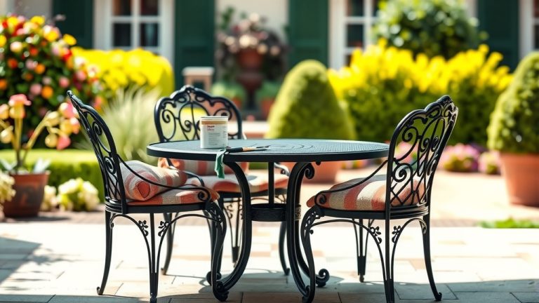 Can You Paint Wrought Iron Patio Furniture?