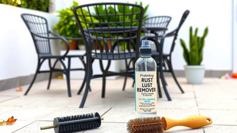 How Do You Remove Rust From Wrought Iron Patio Furniture?