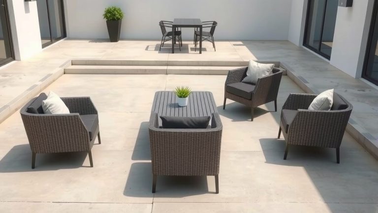 How To Anchor Patio Furniture To Concrete?