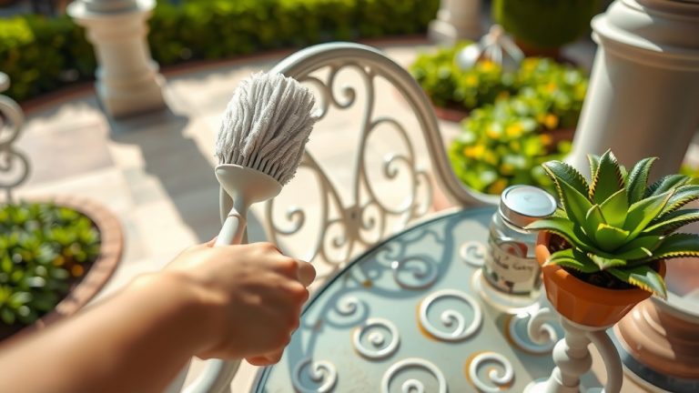 How To Clean Rusty Wrought Iron Patio Furniture?