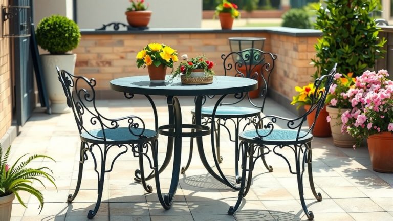 How To Identify Vintage Wrought Iron Patio Furniture?