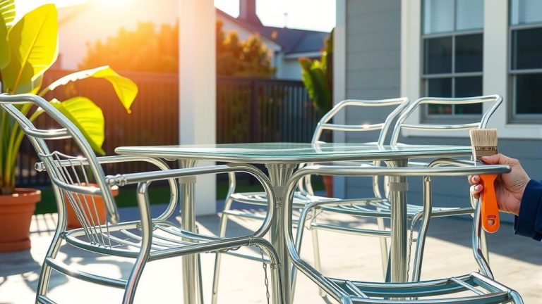 How To Paint Aluminum Patio Furniture?
