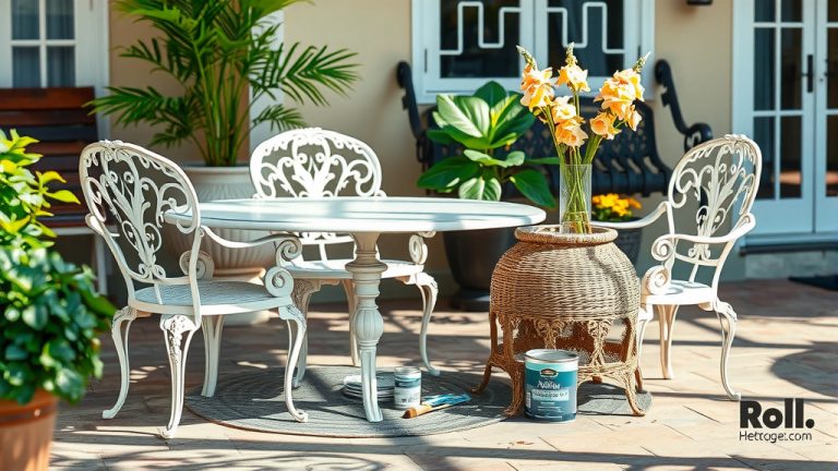 How To Paint Cast Aluminum Patio Furniture?