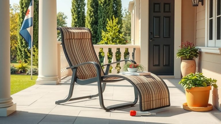 How To Repair Sling Patio Furniture?