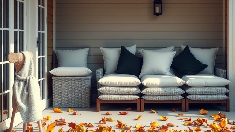 How To Store Patio Cushions Over Winter?