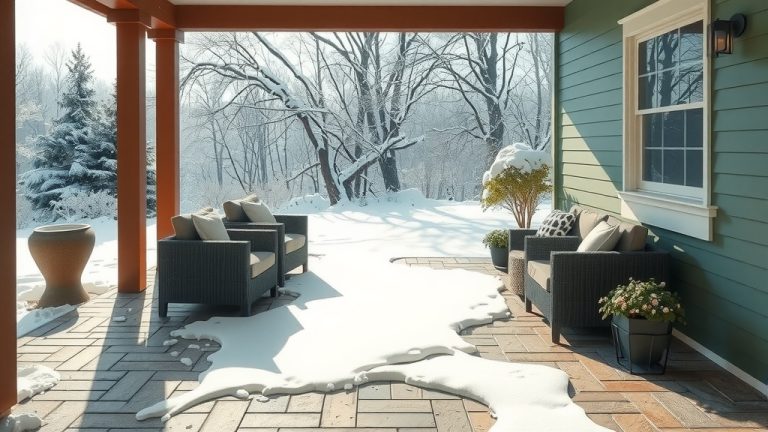 Should You Bring In Patio Furniture In Winter?