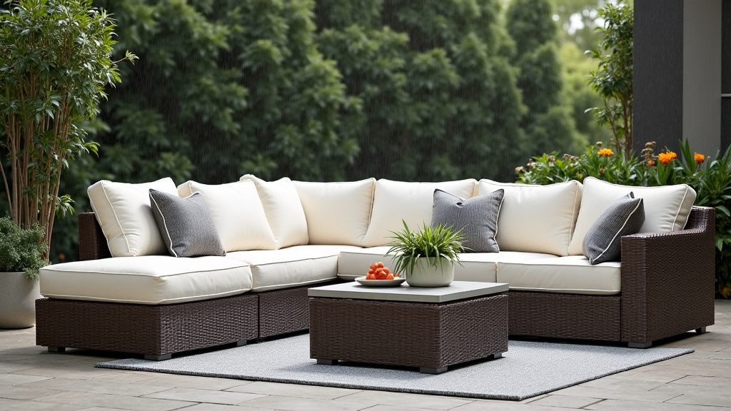 Understanding Your Outdoor Sectional's Rain Readiness