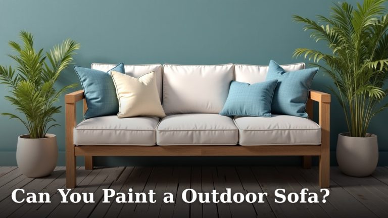 Can You Paint a Outdoor Sofa?