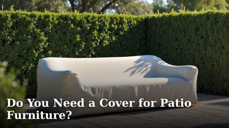 Do You Need a Cover for Patio Furniture?