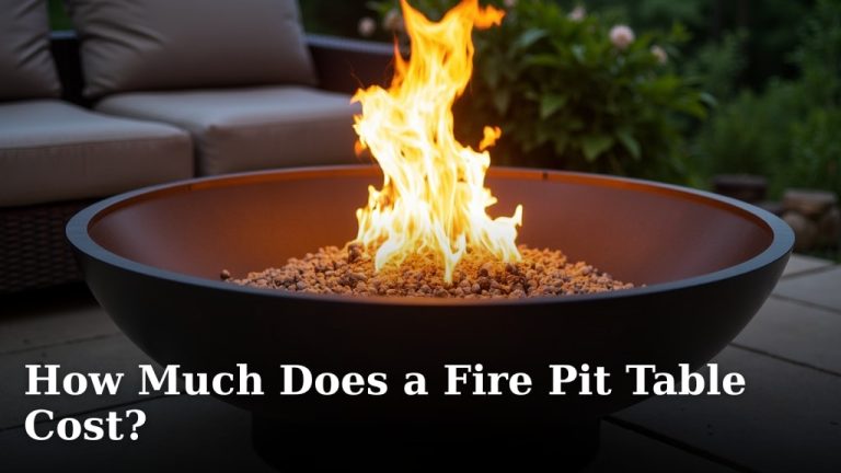 How Much Does a Fire Pit Table Cost?