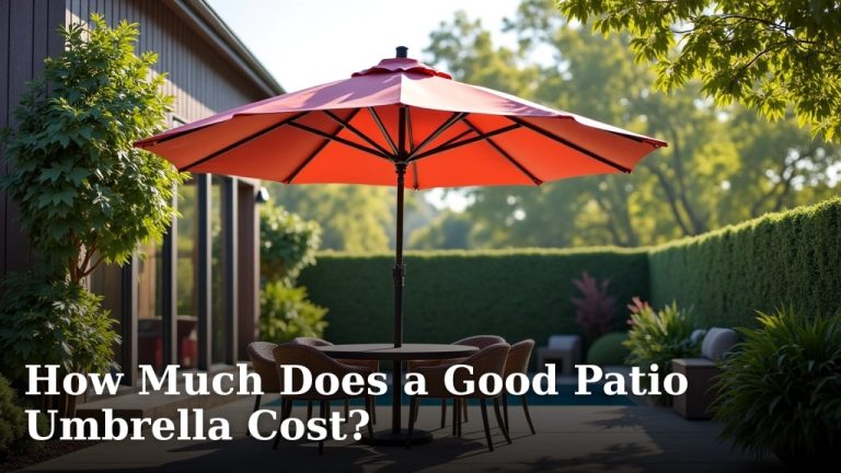 How Much Does a Good Patio Umbrella Cost?