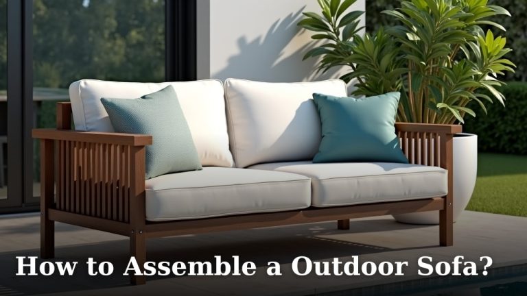 How to Assemble a Outdoor Sofa?