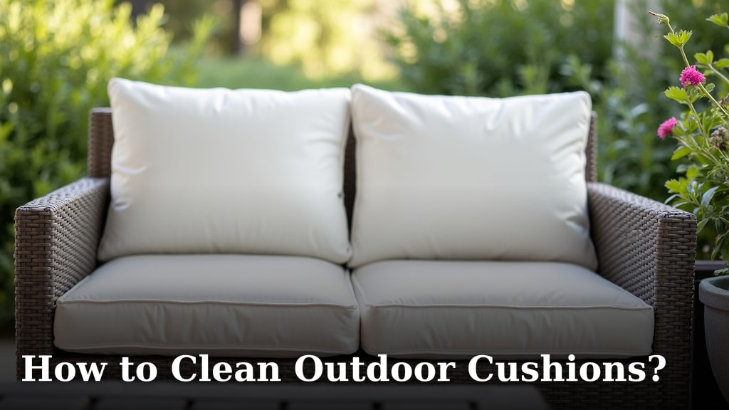 How to Clean Outdoor Cushions?