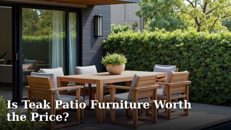 Is Teak Patio Furniture Worth the Price?