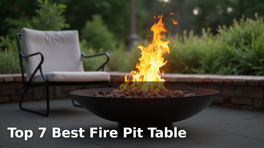 Top 7 Best Fire Pit Table