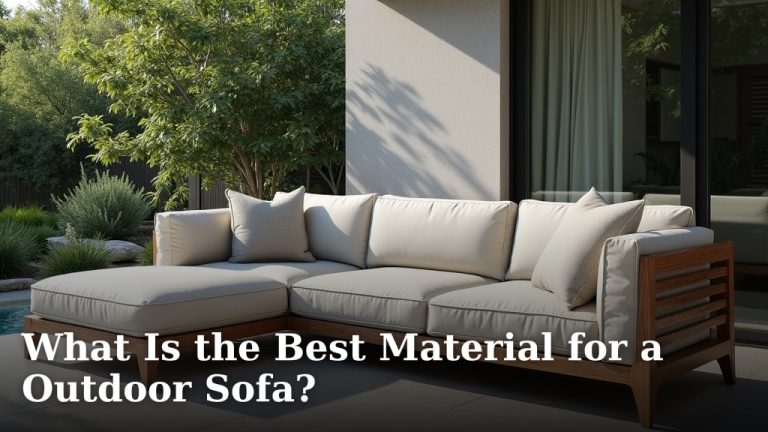 What Is the Best Material for a Outdoor Sofa?