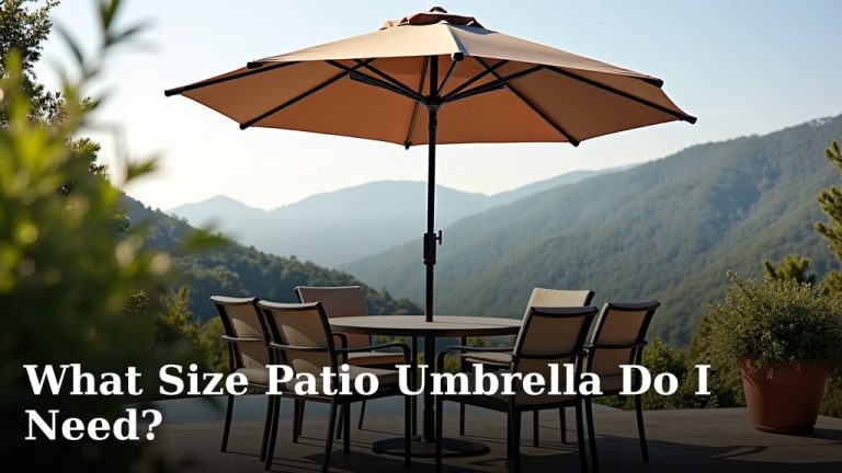What Size Patio Umbrella Do I Need?