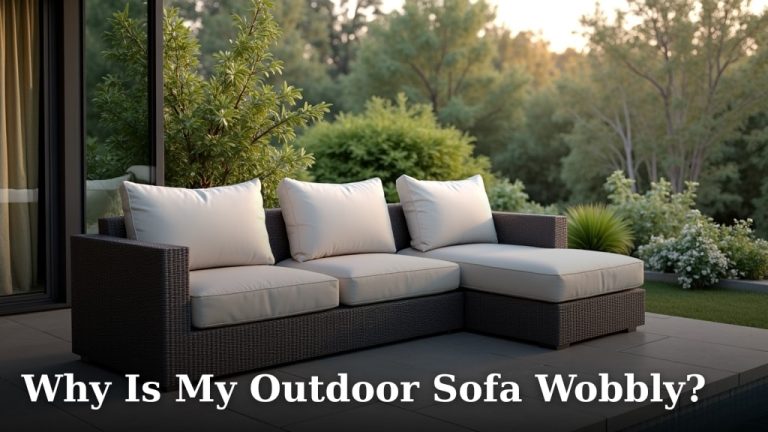 Why Is My Outdoor Sofa Wobbly?