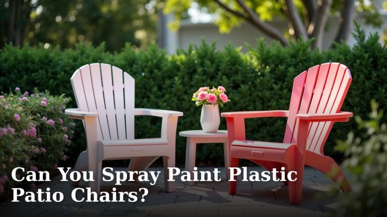 Can You Spray Paint Plastic Patio Chairs?