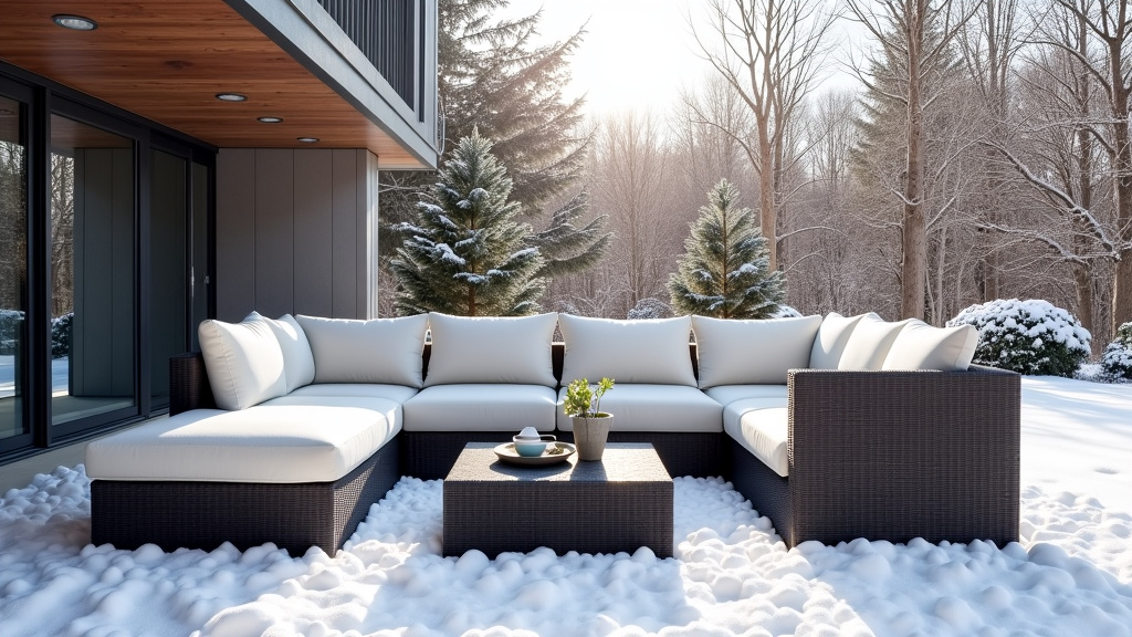 Using Your Outdoor Sectional During Winter