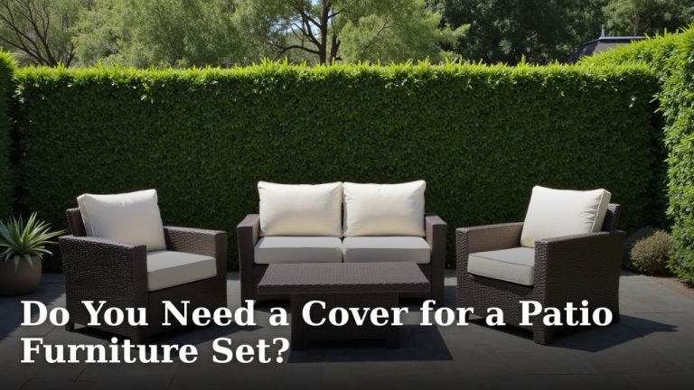 Do You Need a Cover for a Patio Furniture Set?