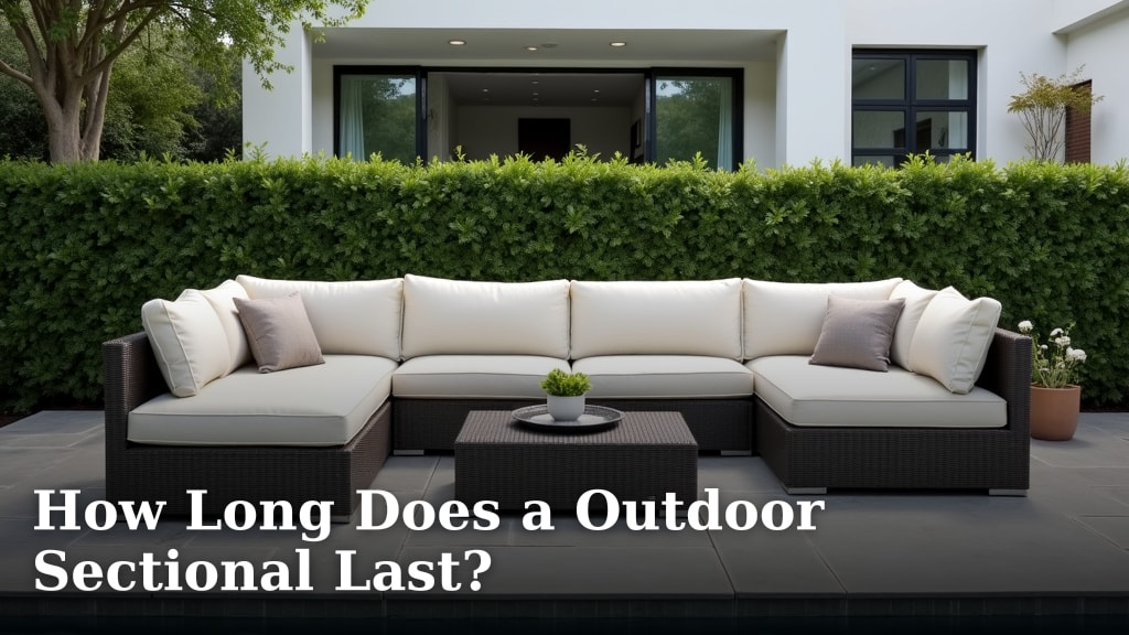 How Long Does a Outdoor Sectional Last?