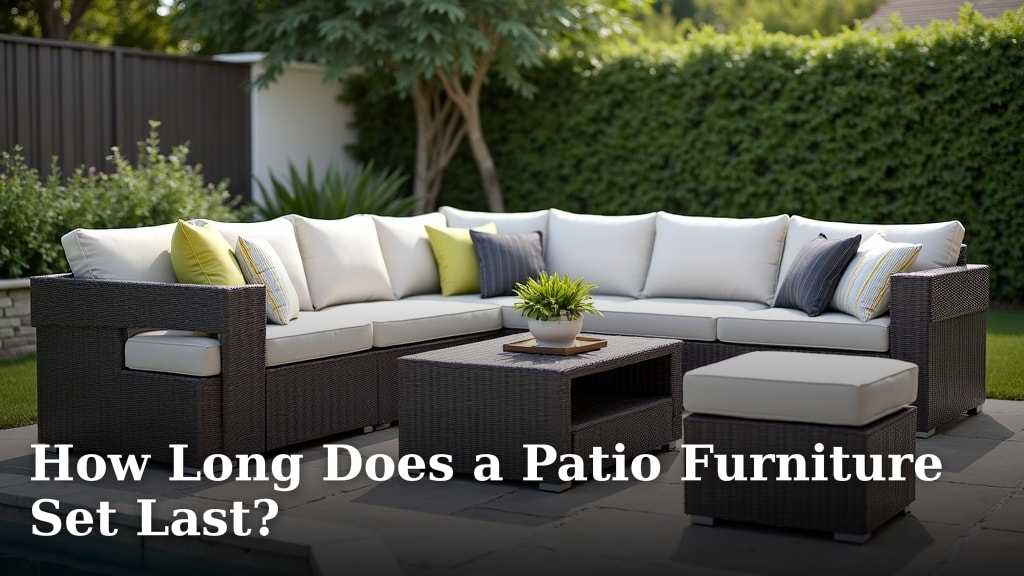How Long Does a Patio Furniture Set Last?