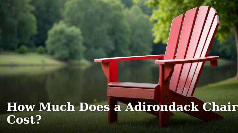 How Much Does a Adirondack Chair Cost?