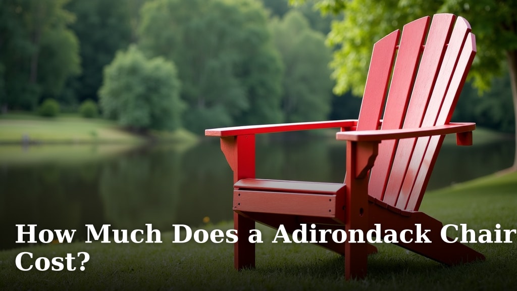 How Much Does a Adirondack Chair Cost?