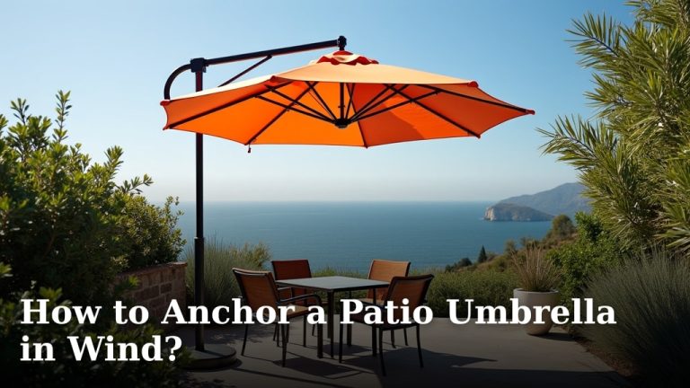 How to Anchor a Patio Umbrella in Wind?