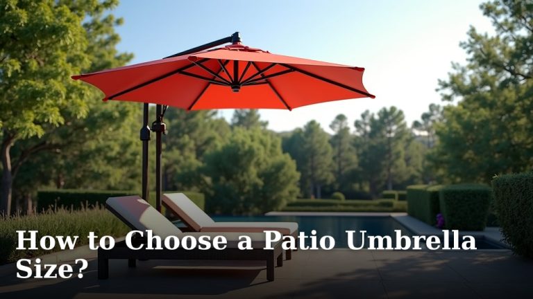 How to Choose a Patio Umbrella Size?