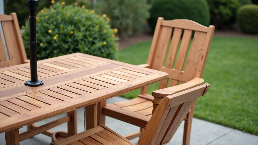 Restoring Your Scratched Outdoor Dining Set