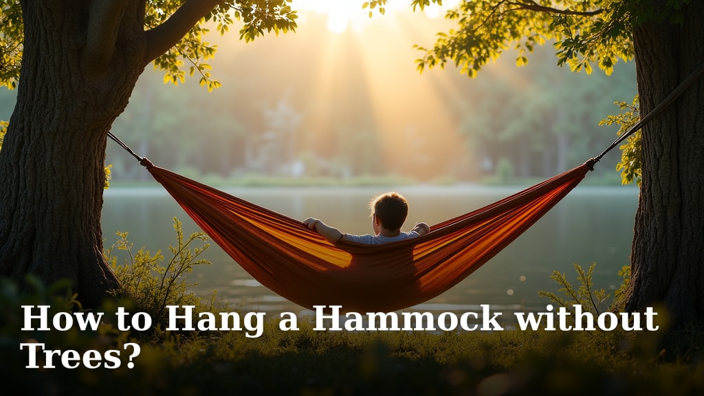 How to Hang a Hammock without Trees?