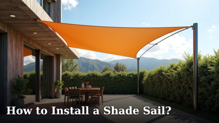 How to Install a Shade Sail?
