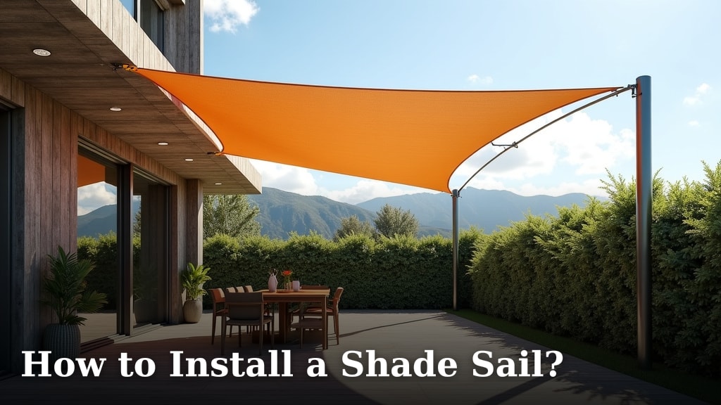 How to Install a Shade Sail?