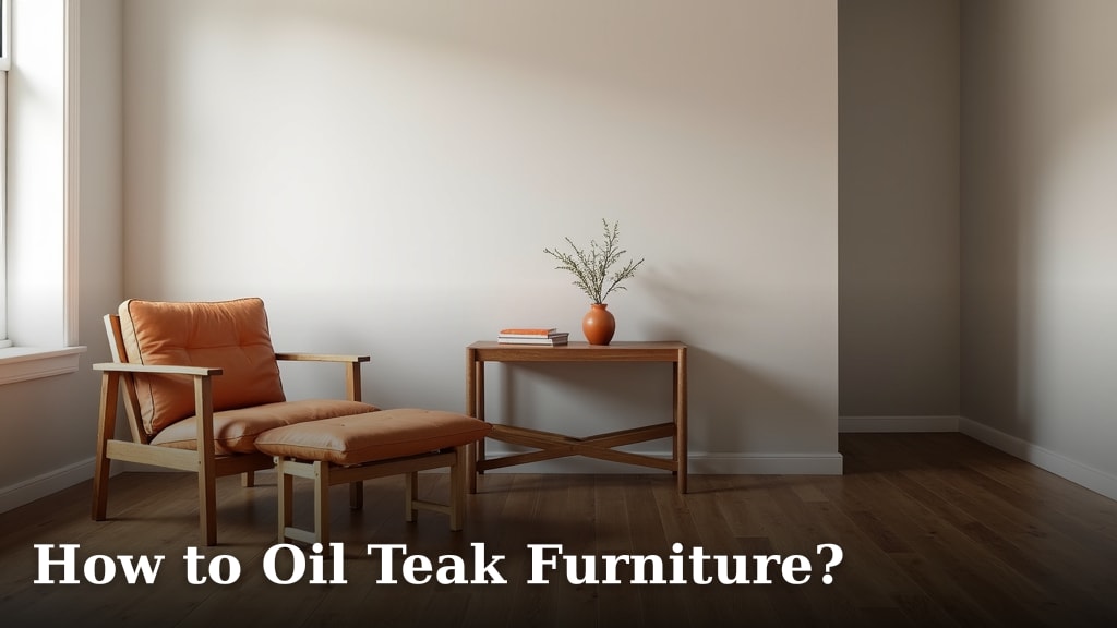 How to Oil Teak Furniture?