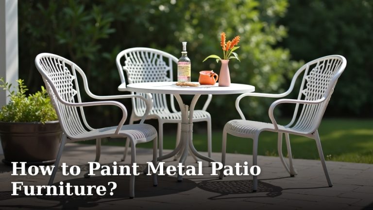 How to Paint Metal Patio Furniture?