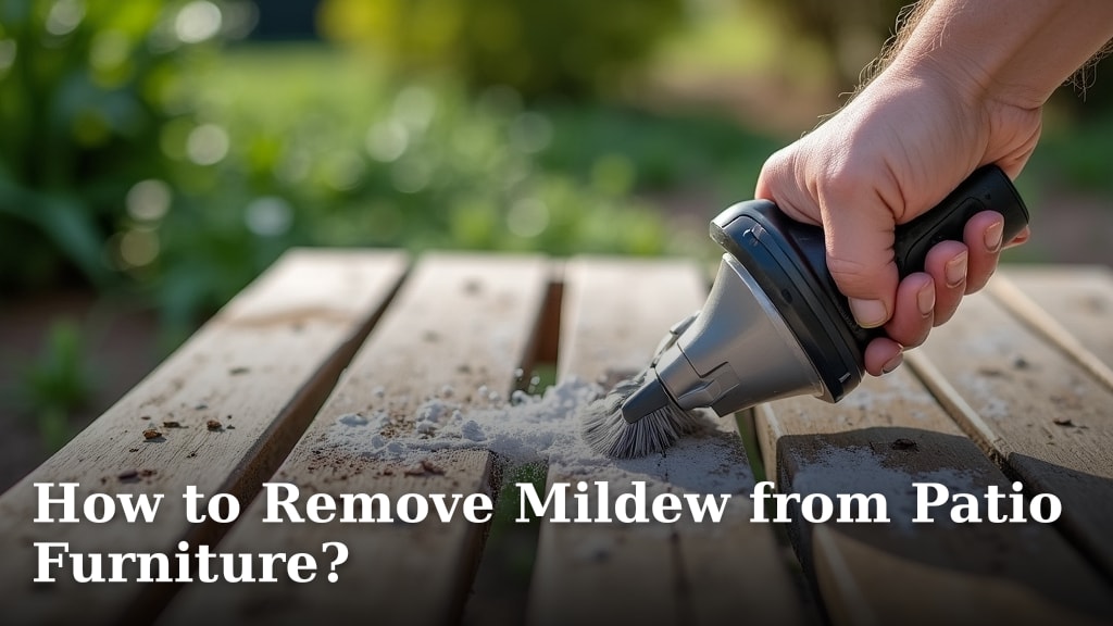 How to Remove Mildew from Patio Furniture?