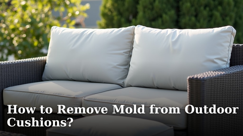 How to Remove Mold from Outdoor Cushions?