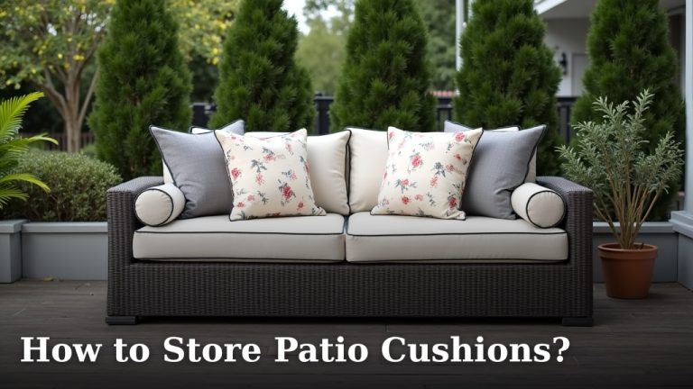 How to Store Patio Cushions?