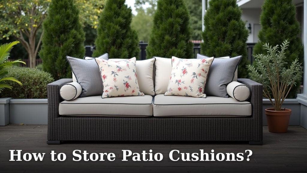 How to Store Patio Cushions?
