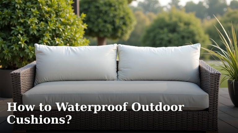 How to Waterproof Outdoor Cushions?