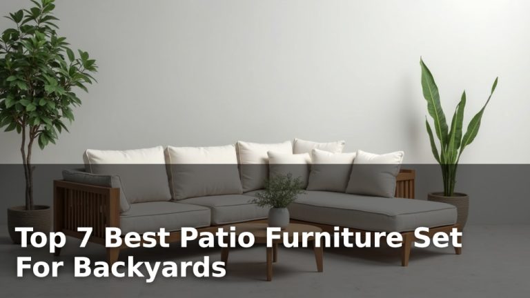 Top 7 Best Patio Furniture Set For Backyards