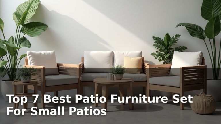 Top 7 Best Patio Furniture Set For Small Patios
