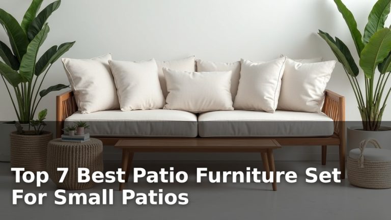 Top 7 Best Patio Furniture Set For Small Patios