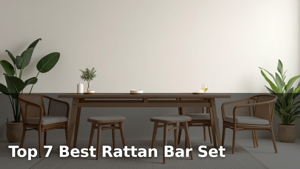 Top 7 Best Rattan Bar Set