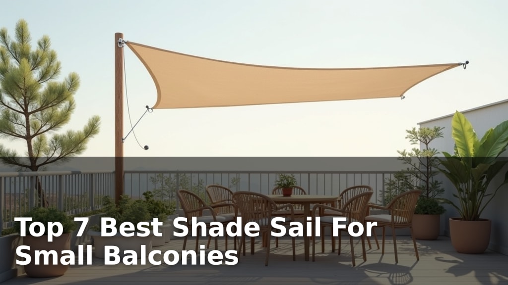 Top 7 Best Shade Sail For Small Balconies