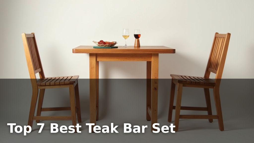 Top 7 Best Teak Bar Set