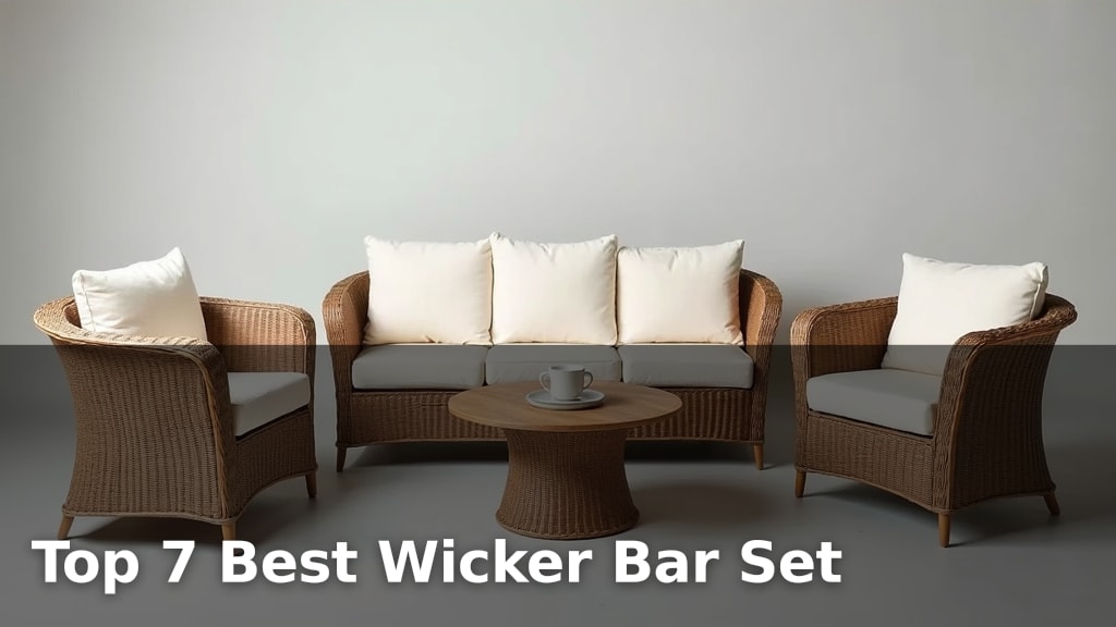 Top 7 Best Wicker Bar Set