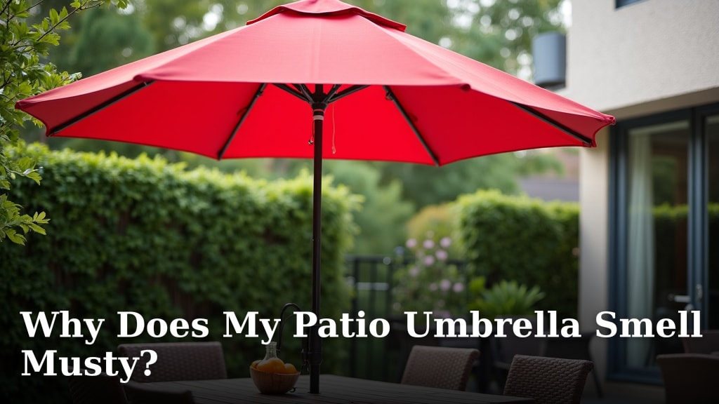 Why Does My Patio Umbrella Smell Musty?